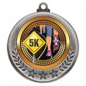 Médaille 5 KM Marathon Argent 2.75" - MMI4770S-PGS071