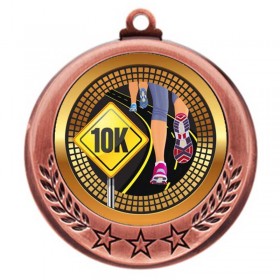 Médaille 10 Km Marathon Bronze 2.75" - MMI4770Z-PGS072