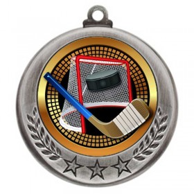 Médaille Hockey Argent 2.75" - MMI4770S-PGS075
