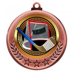 Bronze Hockey Medal 2.75" - MMI4770Z-PGS075