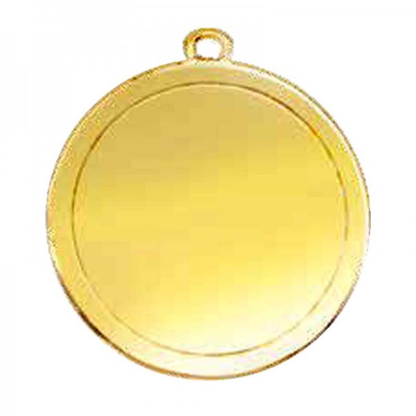Gold Baseball Medal 2" - MSB1002G back