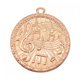 Médaille Musique Bronze 2" - MSB1030Z