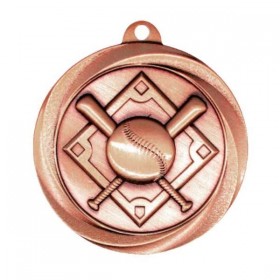 Bronze Baseball Medal 2" - MSL1002Z