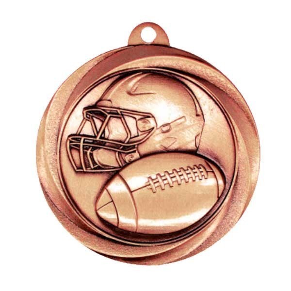 Médaille Football Bronze 2" - MSL1006Z