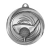 Silver Golf Medal 2" - MSL1007S
