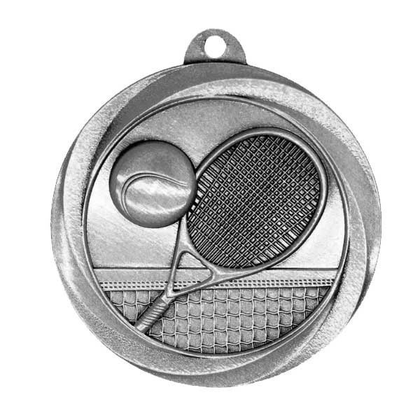 Silver Tennis Medal 2" - MSL1015S