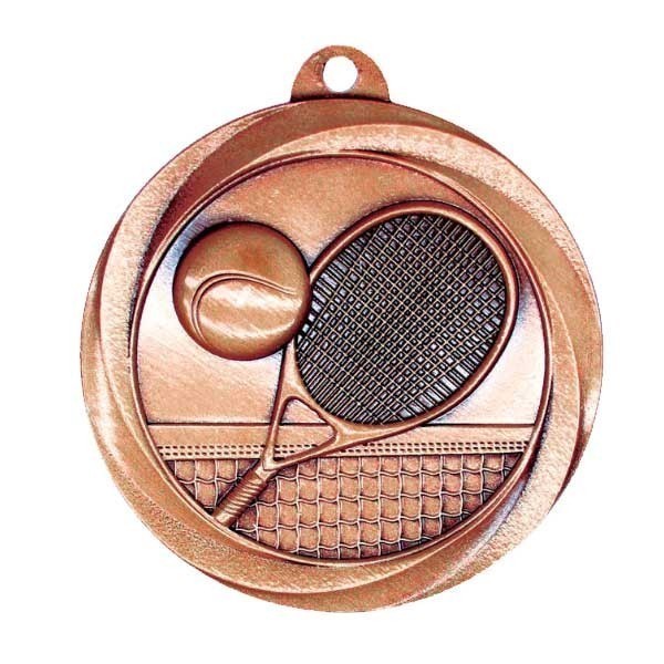 Bronze Tennis Medal 2" - MSL1015Z