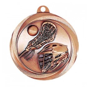 Bronze Lacrosse Medal 2" - MSL1028Z