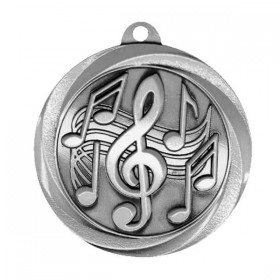 Silver Music Medal 2" - MSL1030S