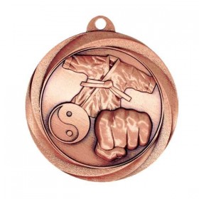 Bronze Martial Arts Medals 2" - MSL1051Z