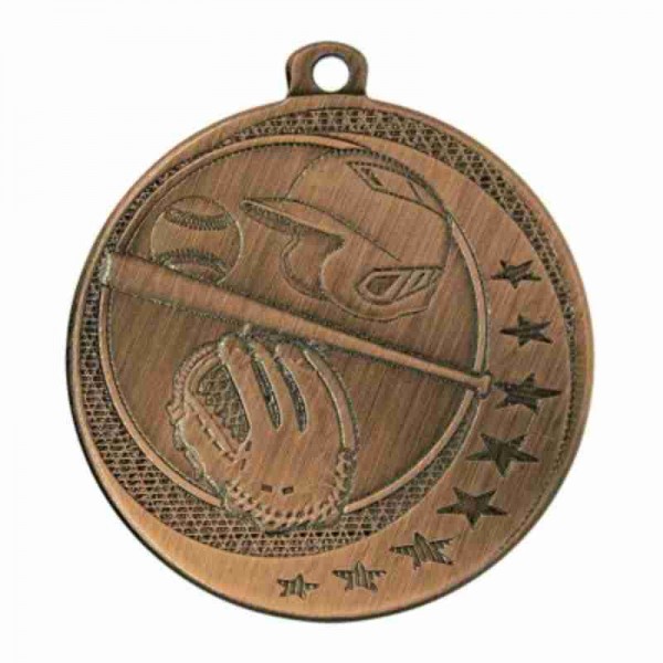 Bronze Baseball Medal 2" - MSQ02Z