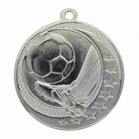 Silver Soccer Medal 2" - MSQ13S