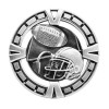 Silver Football Medal 2.5" - MSP406S