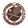 Bronze Tennis Medal 2.5" - MSP415Z