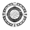 Silver Volleyball Medal 2.5" - MSP417S