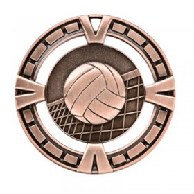 Bronze Volleyball Medal 2.5" - MSP417Z