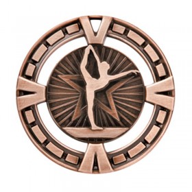 Médaille Gymnastique Bronze 2.5" - MSP425Z
