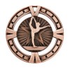 Bronze Gymnastics Medal 2.5" - MSP425Z