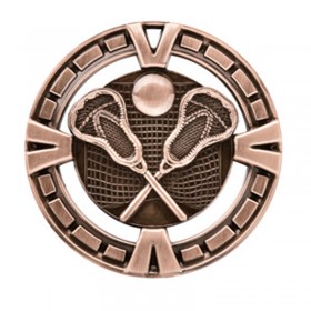 Médaille Lacrosse Bronze 2.5" - MSP428Z