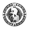 Médaille Cyclisme Argent 2.5" - MSP446S