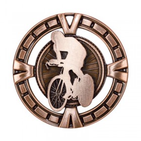 Bronze Cycling Medal 2.5" - MSP446Z