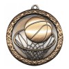 Bronze Basketball Medal 2.5" - MST403Z