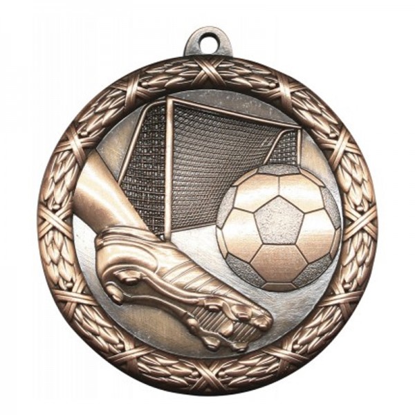 Bronze Soccer Medal 2.5" - MST413Z