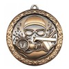 Médaille Natation Bronze 2.5" - MST414Z