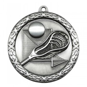 Médaille Lacrosse Argent 2.5" - MST428S