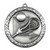 Silver Lacrosse Medal 2.5" - MST428S