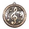 Bronze Music Medal 2.5" - MST430Z
