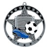 Silver Soccer Medal 2.75" - MSE633S