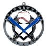 Silver Baseball Medal 2.75" - MSE632S