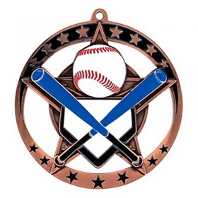 Bronze Baseball Medal 2.75" - MSE632Z