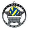 Médaille Volleyball Argent 2.75" - MSE639S