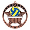 Bronze Volleyball Medal 2.75" - MSE639Z