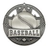 Silver Baseball Medal 2.75" - MSN502S
