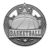 Silver Basketball Medal 2.75" - MSN503S