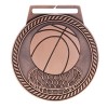 Bronze Basketball Medal 3" - MSJ803Z