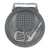 Médaille Golf Argent 3" - MSJ807S
