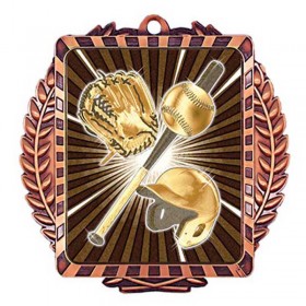 Médaille Baseball Bronze 3.5" - MML6002Z