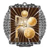 Silver Basketball Medal 3.5" - MML6003S