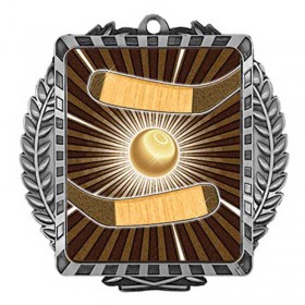 Silver Ball Hockey Medal 3.5" - MML6021S