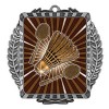 Médaille Badminton Argent 3.5" - MML6027S
