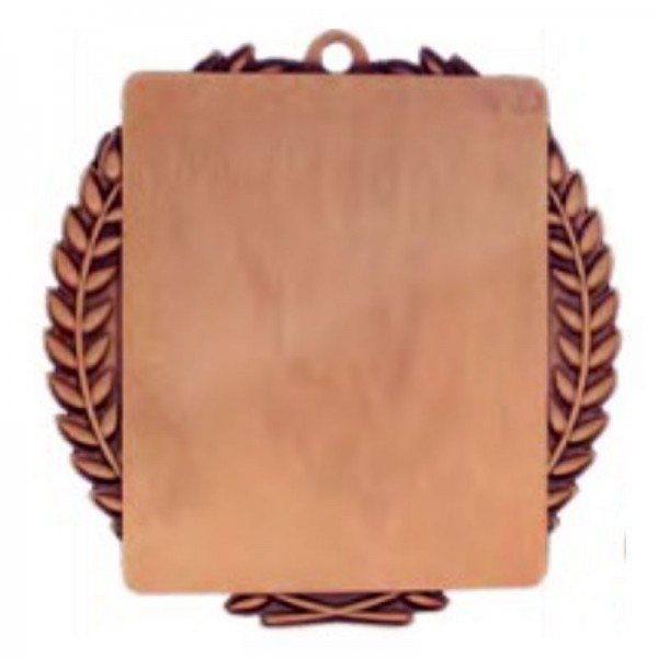 Bronze Badminton Medal 3.5" - MML6027Z back