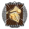 Silver Lacrosse Medal 3.5" - MML6028S