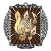 Médaille Musique Argent 3.5" - MML6030S