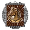 Silver Equestrian Medal 3.5" - MML6043S