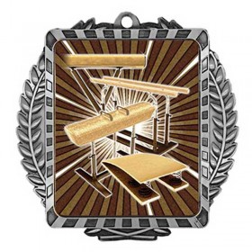 Silver Gymnastics Medal 3.5" - MML6052S