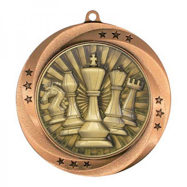 Médaille Échec Bronze 2.75" - MMI54909Z
